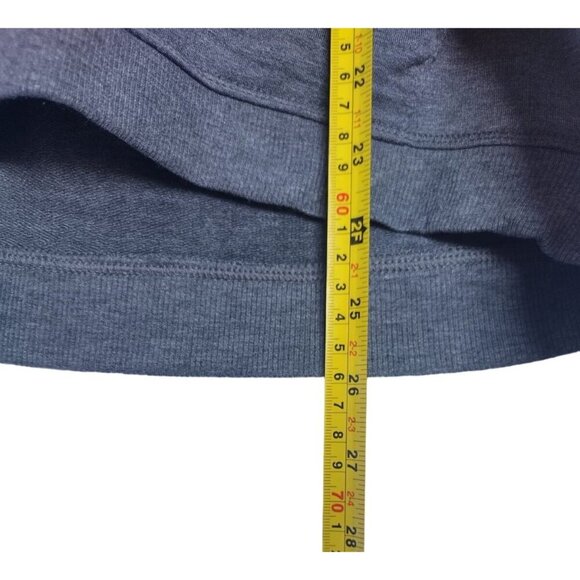 Charcoal Heather Long Sleeve Sweatshirt for Women, Model & Spandexes'S(6/7), NWT - Picture 7 of 9